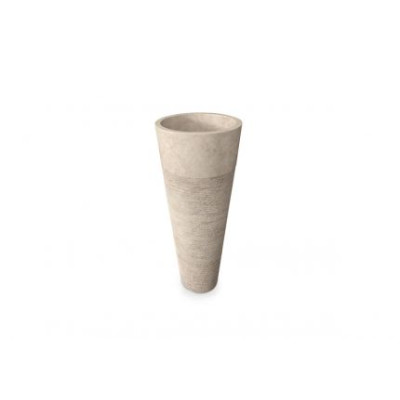 Lavabo Pedestal modelo Java de Bathco color beige
