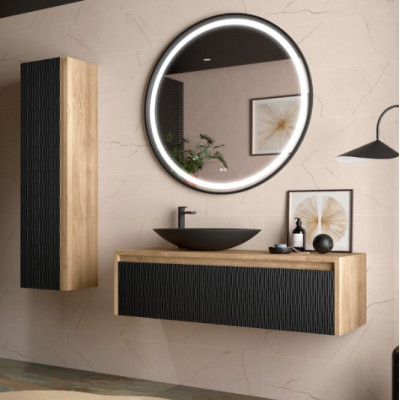 Mueble suspendido Lambda color negro de  Coycama