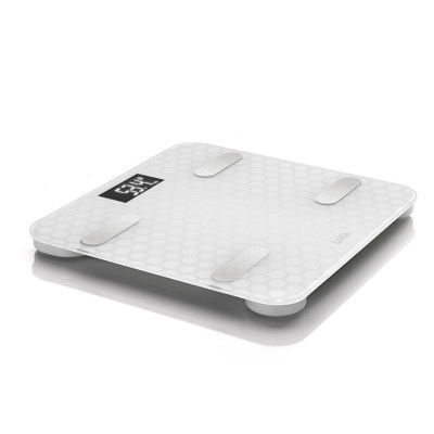 Báscula bluetooth de Laica color blanco y gris
