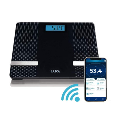 Báscula bluetooth de Laica color negro