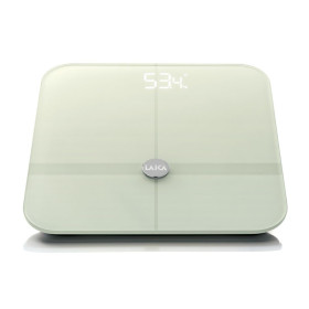 Báscula bluetooth superficie ito Laica color blanco y gris